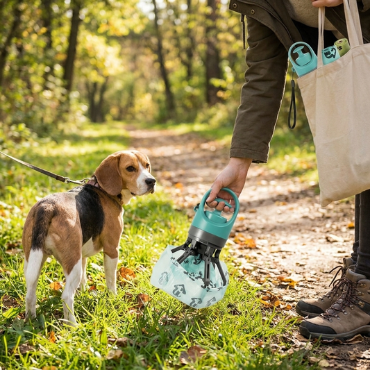 Hands-Free Dog Waste Scooper lifestyle