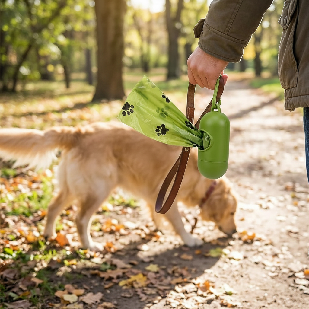 Biodegradable Dog Poop Bags lifestyle