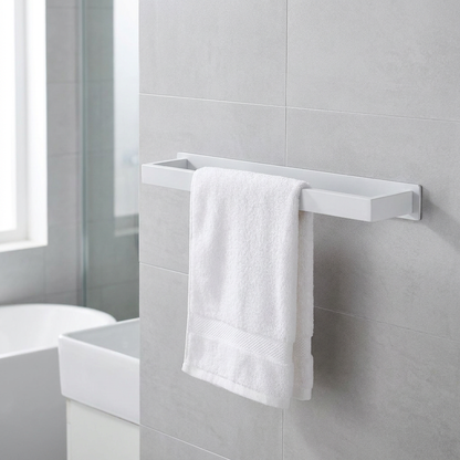 White Towel Bar 40cm lifestyle
