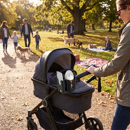 Anti-Slip Universal Stroller Cup Holder lifestyle