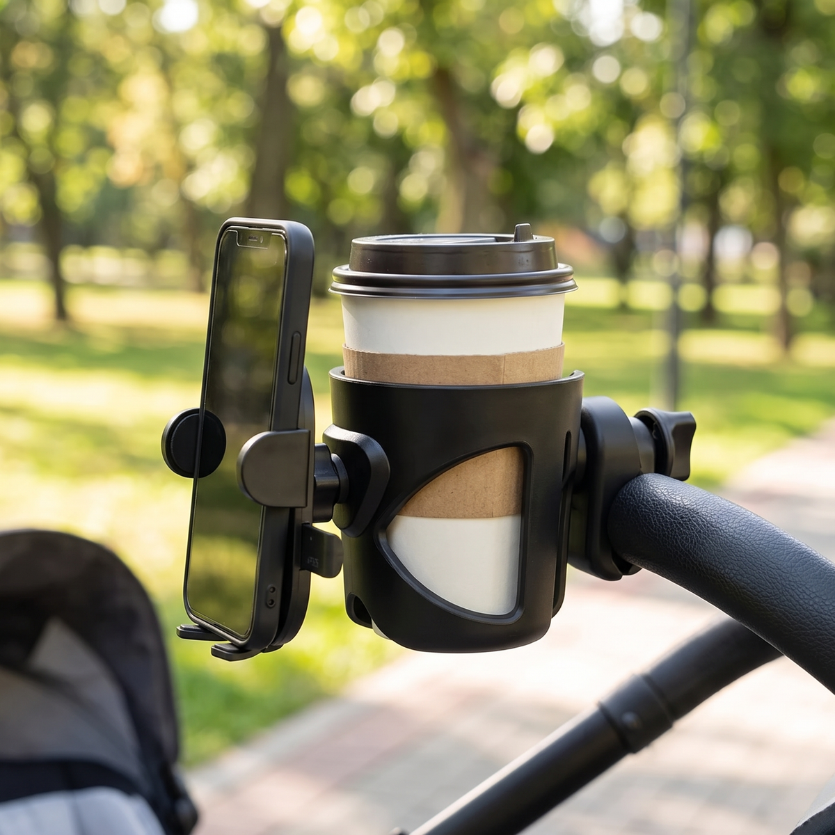 Cup & Phone Holder lifestyle