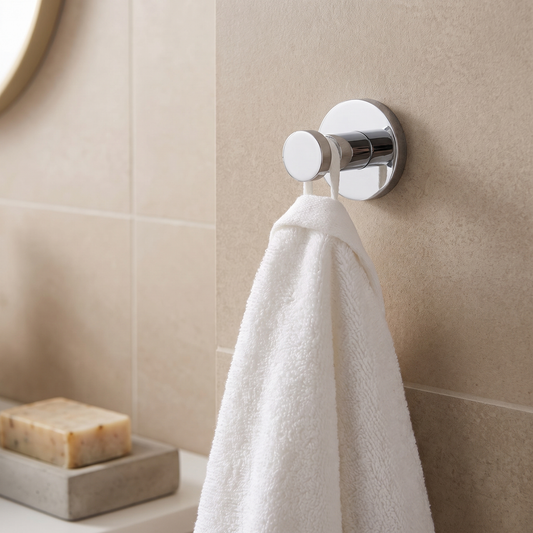 Luxury Towel Hook - Chrome lifestyle