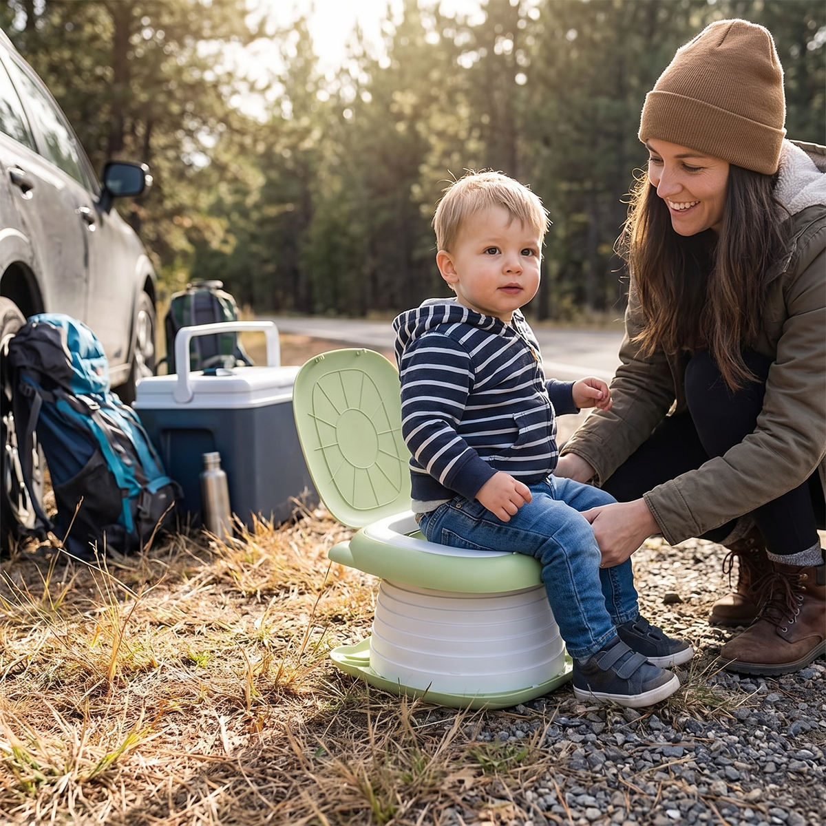 Foldable Children's Travel Potty lifestyle